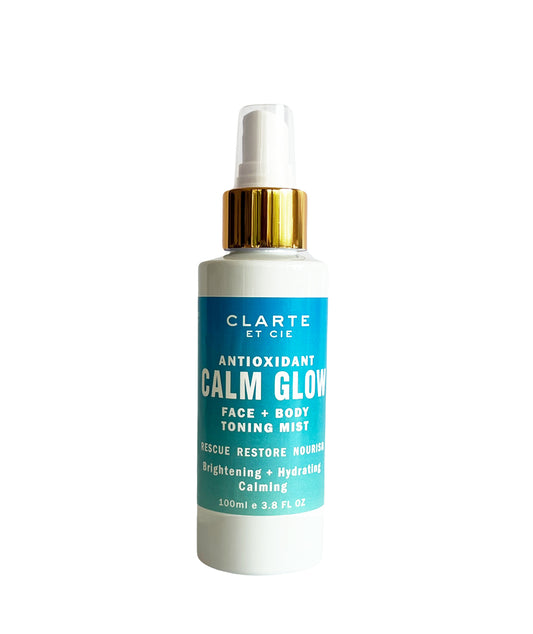 Calming face and body toner brightening, moisturizing and nourishing with antioxidants & Vitamin C 