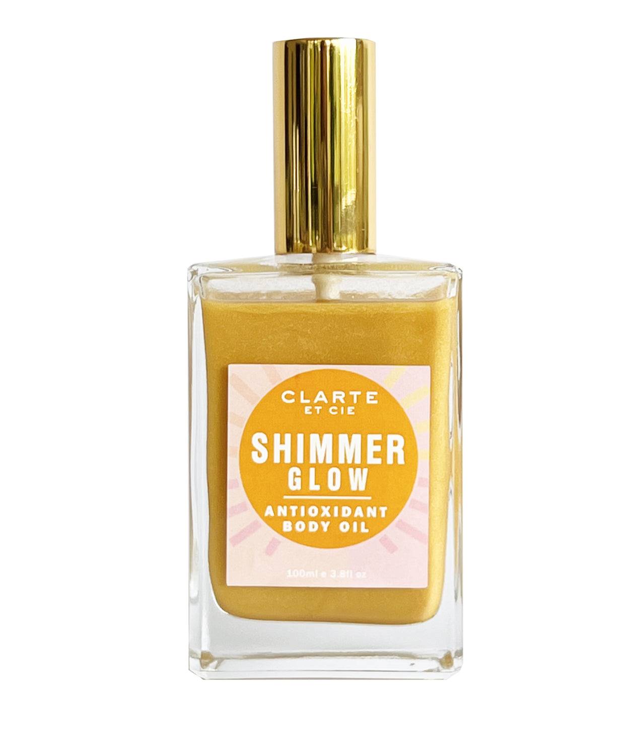 Shimmer Glow Antioxidant Body Oil. nourishes + beautifies